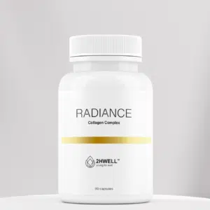 Unveil the power of your inner youth with 2HWell’s Radiance collagen complex. Merging the purity of nature with the precision of modern science, Radiance is more than just a supplement; it’s a rejuvenation elixir. Crafted to enliven your skin, heart, and overall health, it infuses your days with vibrancy and resilience.